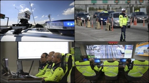 Jandarma bayram trafiğini havadan ve karadan denetliyor